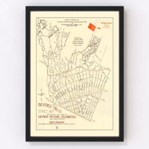 Beverly Hills Map 1926
