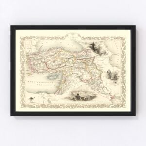 Turkey Map 1851
