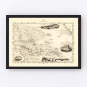 Polynesia Map 1851