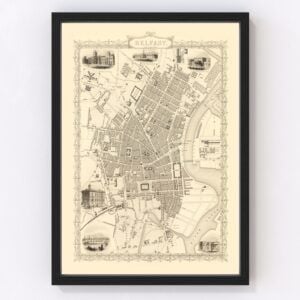Belfast Map 1851