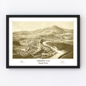 Corinth & Palmer Falls Map 1888