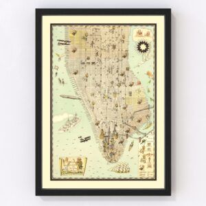 Manhattan Map 1927