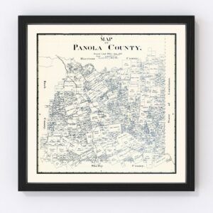 Panola County Map 1897