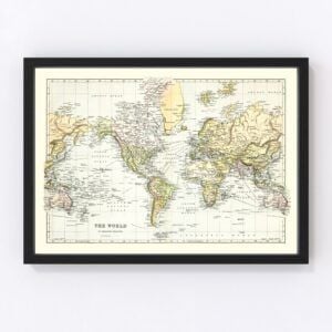 World Map 1892