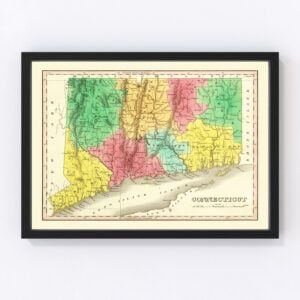 Connecticut Map 1831