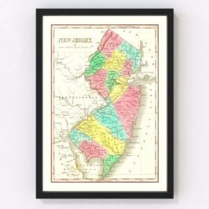 New Jersey Map 1831