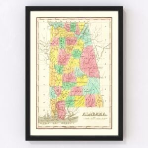 Alabama Map 1831