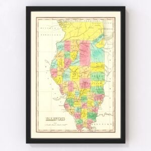 Illinois Map 1831