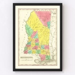 Mississippi Map 1831