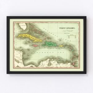 West Indies Map 1831
