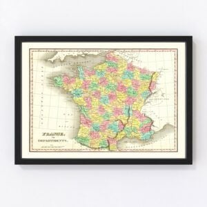France Map 1831