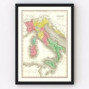 Italy Map 1831