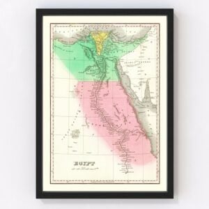 Egypt Map 1831