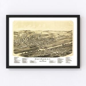Fort Plain Map 1891