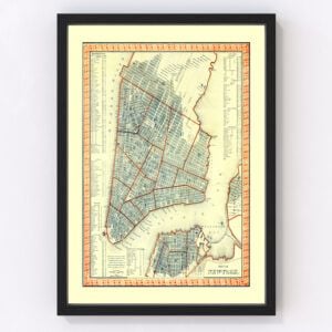 New York City Map 1846
