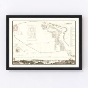 Pompeii Map 1832