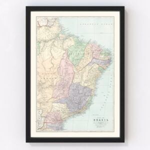 Brazil Map 1904