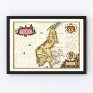 Norway Map 1665