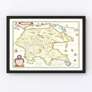 Greece Map 1665