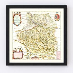 Austria Map 1665