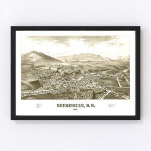 Keeseville Map 1887