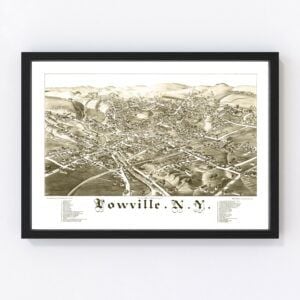 Lowville Map 1885