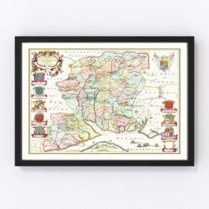 Hampshire Map 1665