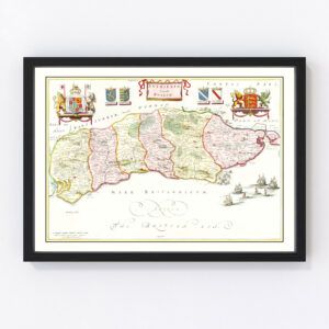 Sussex Map 1665