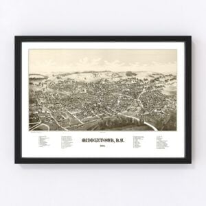 Middletown Map 1887