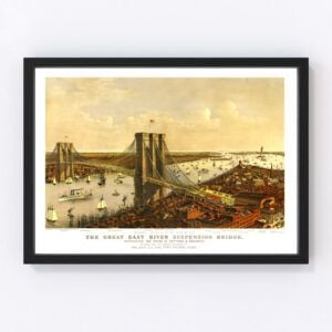 New York City Map 1885