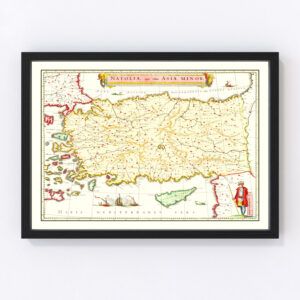 Turkey Map 1665