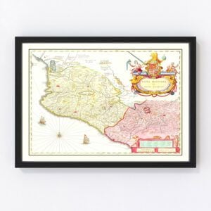 Mexico Map 1665