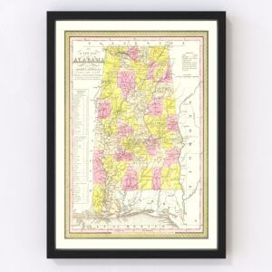 Alabama Map 1847