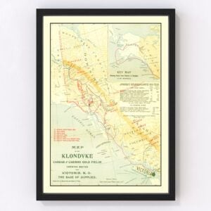 Klondyke Map 1898