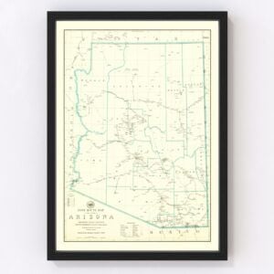 Arizona Map 1925
