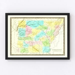 Arkansas Map 1836