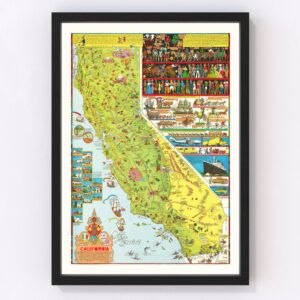 California Map 1945