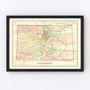 Colorado Map 1876