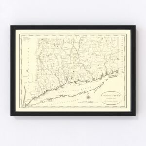 Connecticut Map 1796