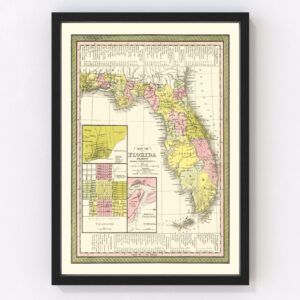 Florida Map 1854
