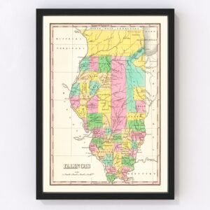 Illinois Map 1826