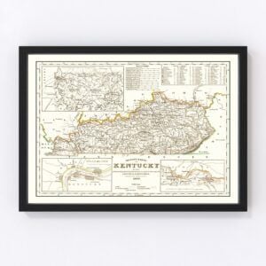 Kentucky Map 1845