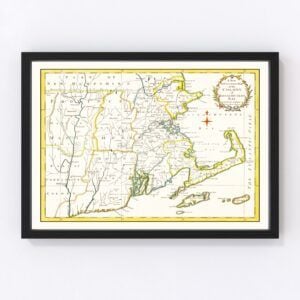 Massachusetts Map 1780