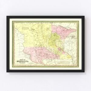 Minnesota Map 1855