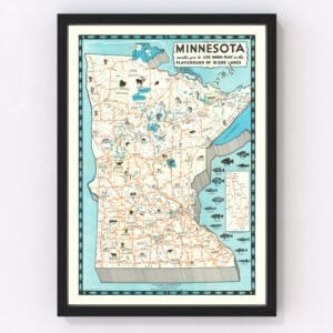 Minnesota Map 1935