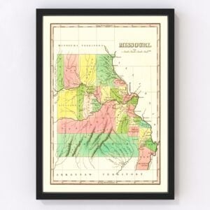 Missouri Map 1824