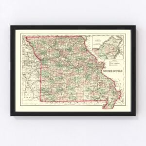 Missouri Map 1875