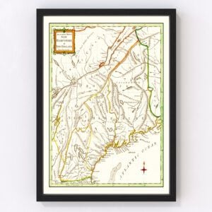 New Hampshire Map 1781