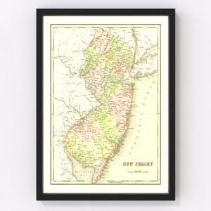 New Jersey Map 1838