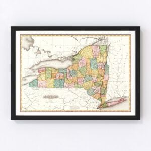 New York Map 1819